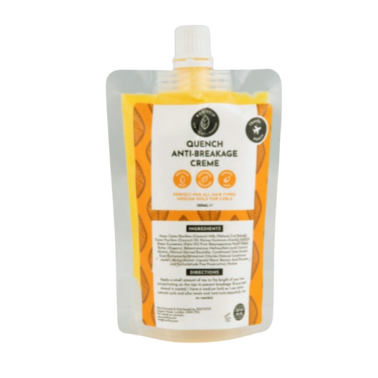 Root2Tip Quench Anti-Breakage Creme — Travel Pouch for Afro & Curly Hair