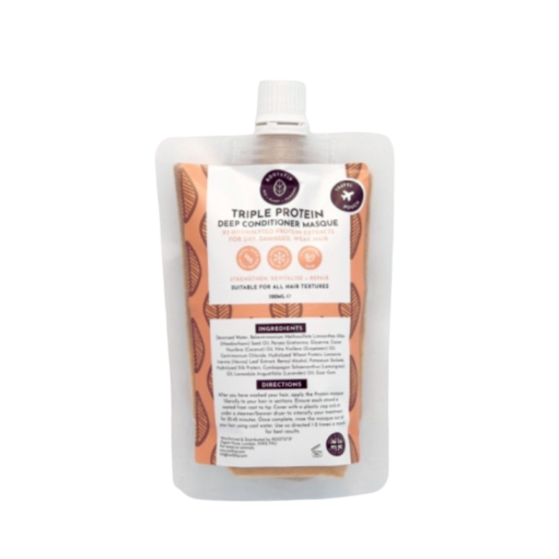 Root2Tip Triple Protein Masque — Travel Pouch Strengthening Hair Mask