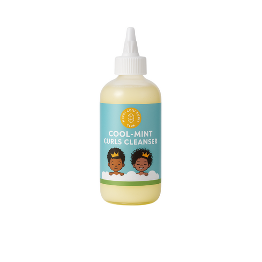 Cool Mint Curl Cleanser Kids Shampoo – Sulfate-Free, Gentle for Afro, Curly & Wavy Hair