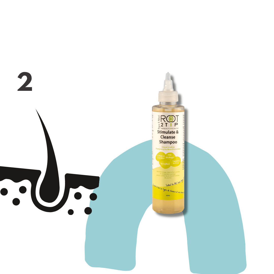 Root2Tip WASH & Grow Kit — 5-Product Hair Health Reset for Afro & Curly Hair
