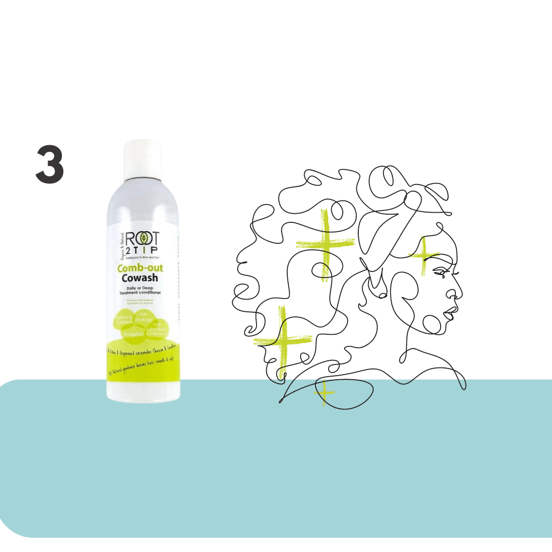 Root2Tip WASH & Grow Kit — 5-Product Hair Health Reset for Afro & Curly Hair