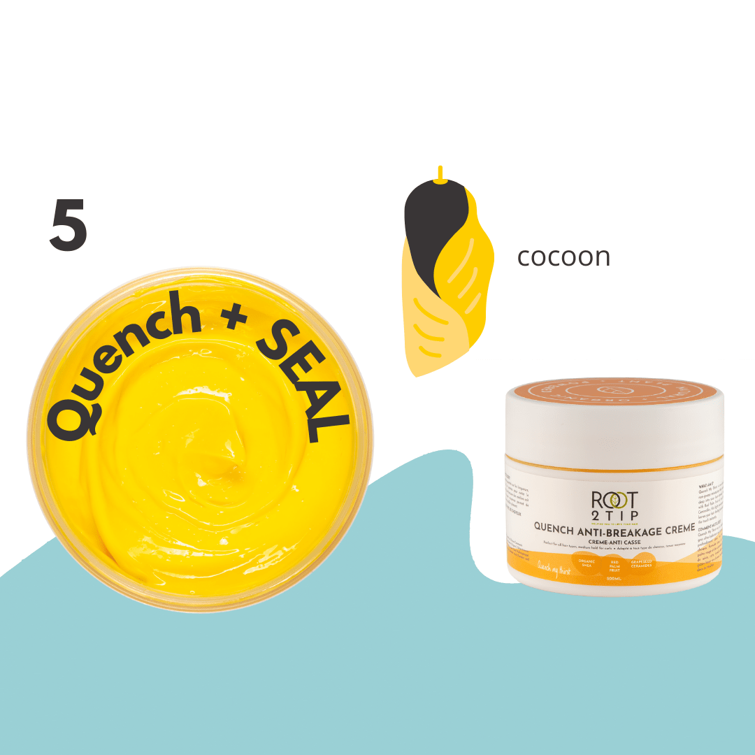 Root2Tip Quench — Award-Winning Vegan Anti-Breakage Moisturising Creme for Afro & Curly Hair