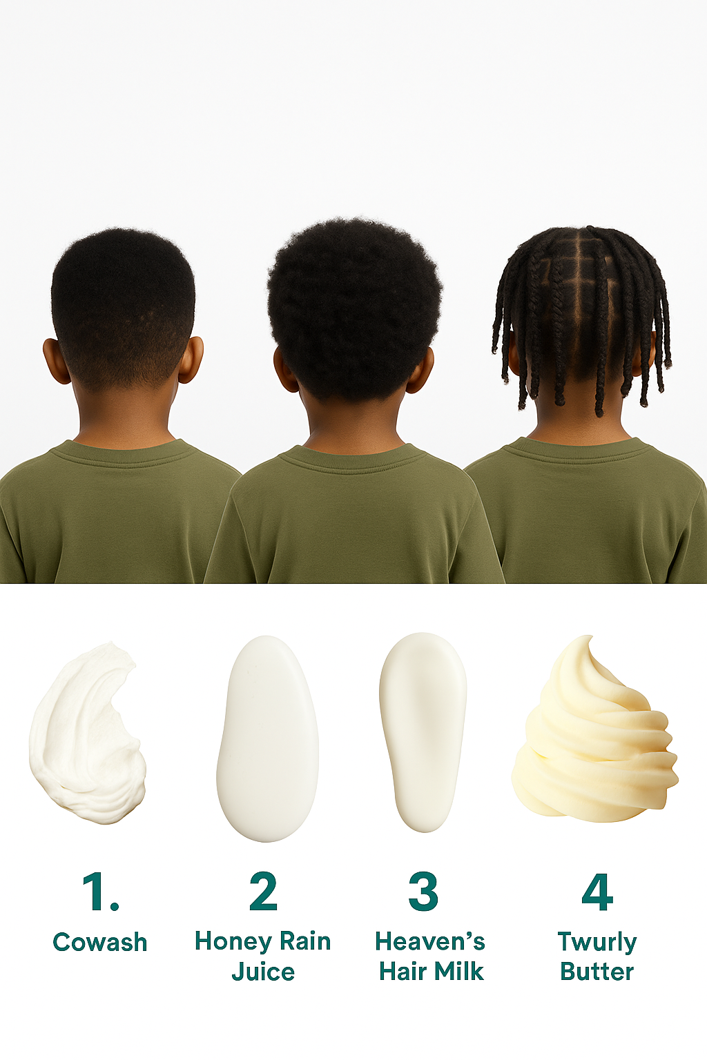 Root2Tip Twist + Gro Kit — 4-Step Detangle & Style System for Curly Kids