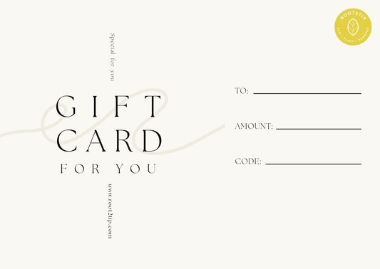 Root2Tip E-Gift Card — Digital Gift Voucher for Natural Hair Care