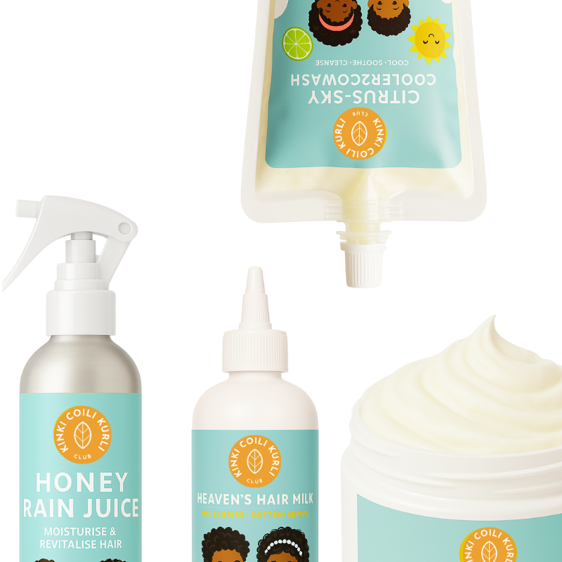 Root2Tip Twist + Gro Kit — 4-Step Detangle & Style System for Curly Kids
